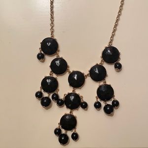 J Crew black & gold bead necklace